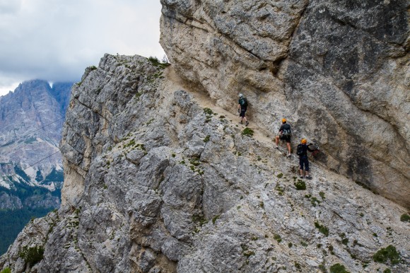 Via ferrata Sci Club 18, Mt Faloria